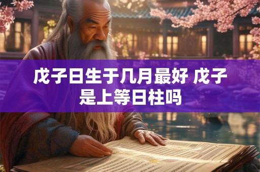 戊子日生于几月最好 戊子是上等日柱吗