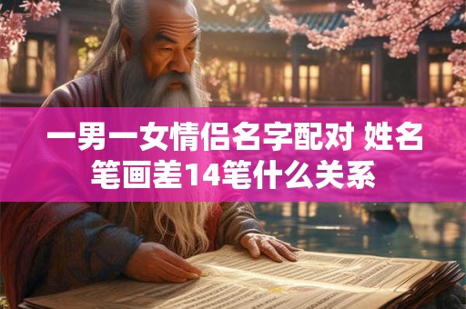 一男一女情侣名字配对 姓名笔画差14笔什么关系 一男一女情侣名字配对 姓名笔画差14笔什么关系