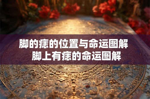脚的痣的位置与命运图解  脚上有痣的命运图解