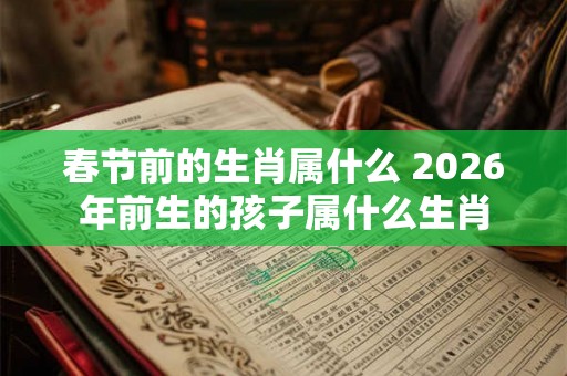 春节前的生肖属什么 2026年前生的孩子属什么生肖
