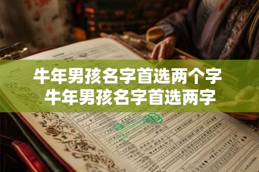 牛年男孩名字首选两个字 牛年男孩名字首选两字