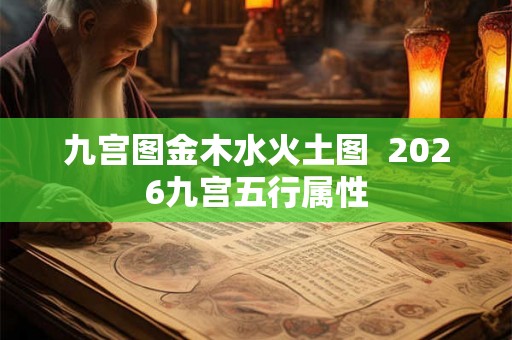 九宫图金木水火土图  2026九宫五行属性