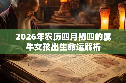 2026年农历四月初四的属牛女孩出生命运解析