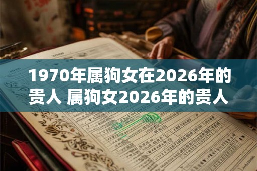 1970年属狗女在2026年的贵人 属狗女2026年的贵人是谁