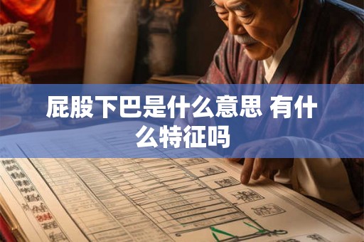 屁股下巴是什么意思 有什么特征吗