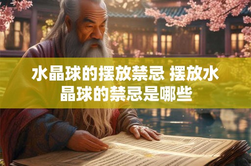 水晶球的摆放禁忌 摆放水晶球的禁忌是哪些