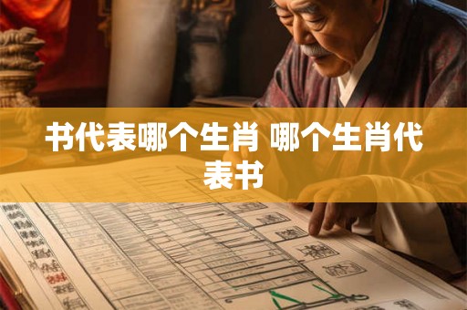 书代表哪个生肖 哪个生肖代表书