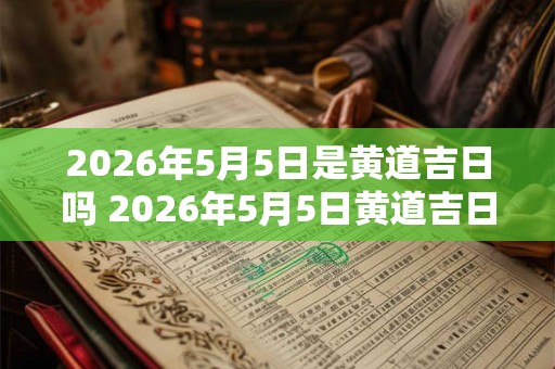 2026年5月5日是黄道吉日吗 2026年5月5日黄道吉日