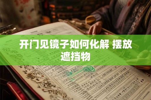 开门见镜子如何化解 摆放遮挡物