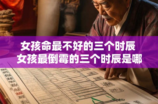 女孩命最不好的三个时辰 女孩最倒霉的三个时辰是哪些