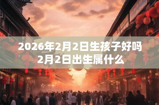 2026年2月2日生孩子好吗 2月2日出生属什么