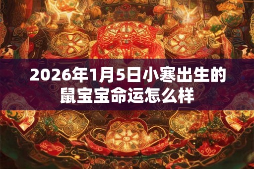 2026年1月5日小寒出生的鼠宝宝命运怎么样