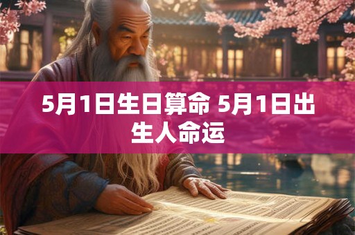 5月1日生日算命 5月1日出生人命运
