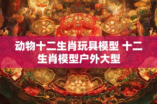 动物十二生肖玩具模型 十二生肖模型户外大型