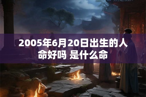 2005年6月20日出生的人命好吗 是什么命