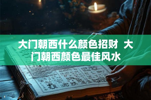 大门朝西什么颜色招财 大门朝西颜色最佳风水 大门朝西什么颜色招财 大门朝西颜色最佳风水