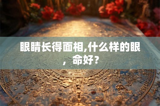 眼睛长得面相,什么样的眼,命好? 眼睛长得面相,什么样的眼,命好?