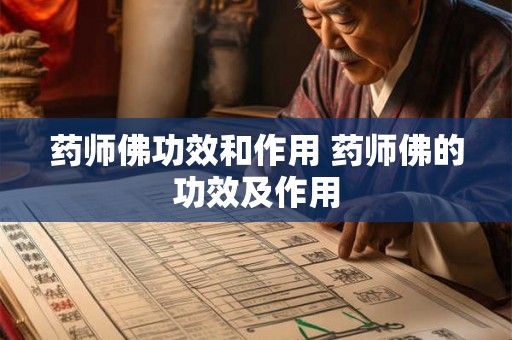 药师佛功效和作用 药师佛的功效及作用
