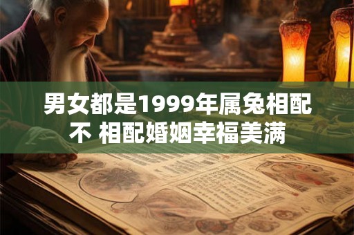 男女都是1999年属兔相配不 相配婚姻幸福美满