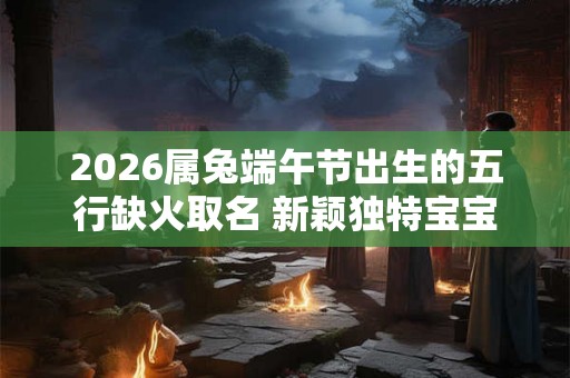 2026属兔端午节出生的五行缺火取名 新颖独特宝宝名字 2026属兔端午节出生的五行缺火取名 新颖独特宝宝名字