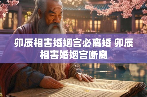 卯辰相害婚姻宫必离婚 卯辰相害婚姻宫断离