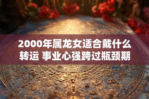 2000年属龙女适合戴什么转运 事业心强跨过瓶颈期 2000年属龙女适合戴什么转运 事业心强跨过瓶颈期
