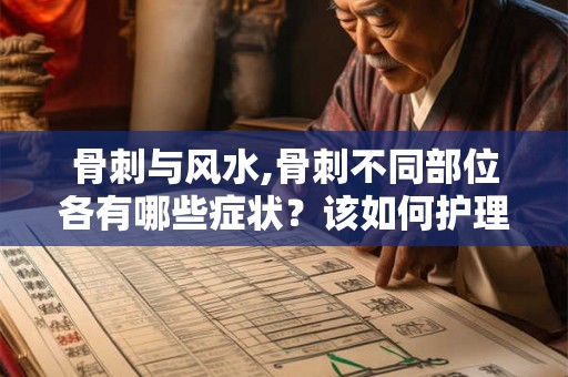 骨刺与风水,骨刺不同部位各有哪些症状？该如何护理呢？