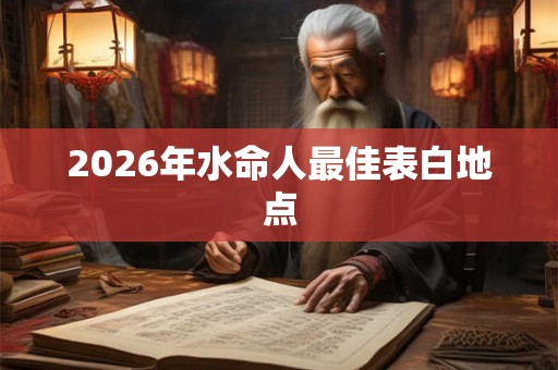 2026年水命人最佳表白地点