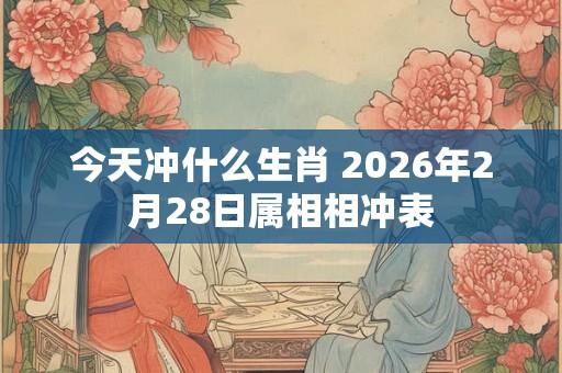 今天冲什么生肖 2026年2月28日属相相冲表