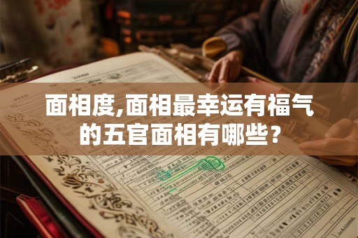 面相度,面相最幸运有福气的五官面相有哪些? 面相度,面相最幸运有福气的五官面相有哪些?