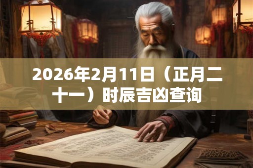2026年2月11日(正月二十一)时辰吉凶查询 2026年2月11日(正月二十一)时辰吉凶查询