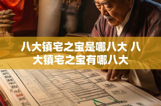 八大镇宅之宝是哪八大 八大镇宅之宝有哪八大