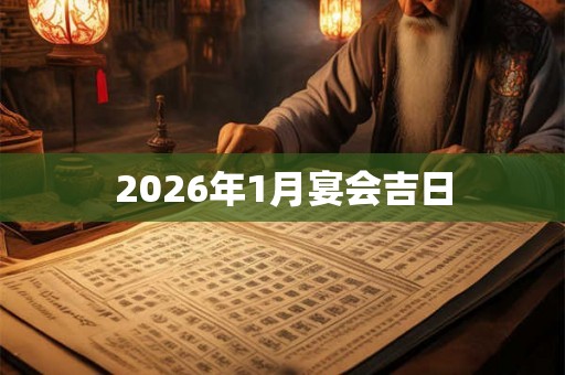 2026年1月宴会吉日