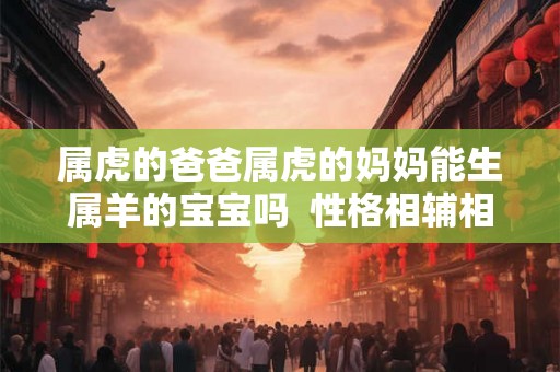 属虎的爸爸属虎的妈妈能生属羊的宝宝吗  性格相辅相成