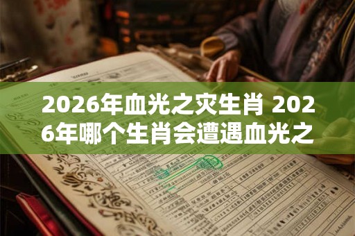 2026年血光之灾生肖 2026年哪个生肖会遭遇血光之灾