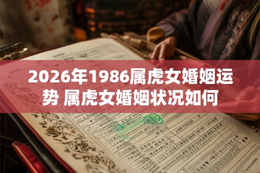 2026年1986属虎女婚姻运势 属虎女婚姻状况如何 2026年1986属虎女婚姻运势 属虎女婚姻状况如何