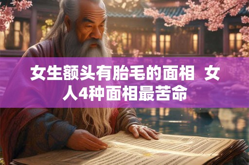 女生额头有胎毛的面相 女人4种面相最苦命 女生额头有胎毛的面相 女人4种面相最苦命