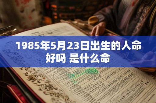 1985年5月23日出生的人命好吗 是什么命 1985年5月23日出生的人命好吗 是什么命
