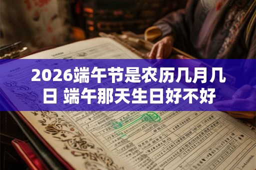 2026端午节是农历几月几日 端午那天生日好不好