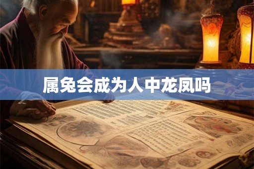 属兔会成为人中龙凤吗