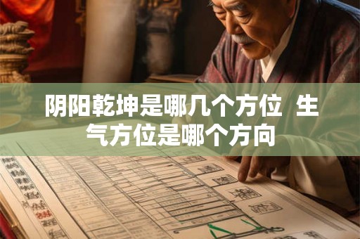阴阳乾坤是哪几个方位  生气方位是哪个方向