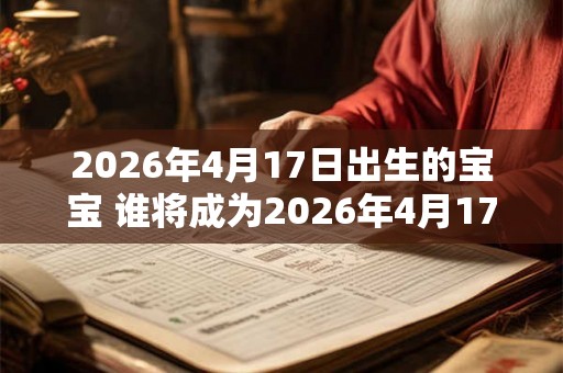 2026年4月17日出生的宝宝 谁将成为2026年4月17日的新生儿