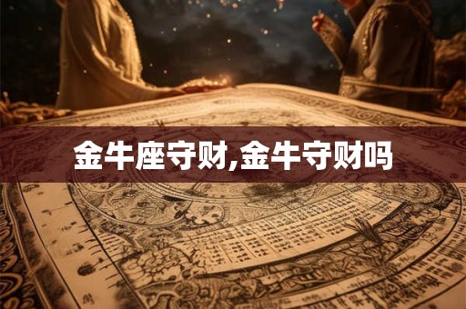 金牛座守财,金牛守财吗