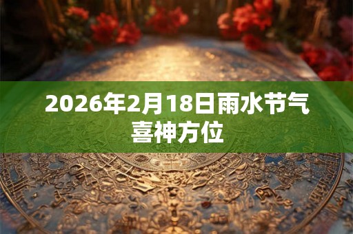2026年2月18日雨水节气喜神方位