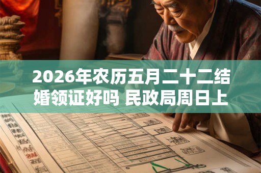 2026年农历五月二十二结婚领证好吗 民政局周日上班吗 2026年农历五月二十二结婚领证好吗 民政局周日上班吗