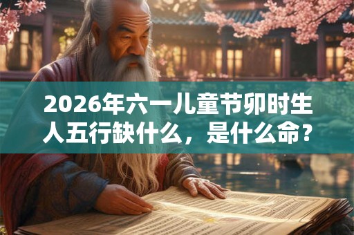 2026年六一儿童节卯时生人五行缺什么,是什么命? 2026年六一儿童节卯时生人五行缺什么,是什么命?