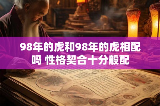 98年的虎和98年的虎相配吗 性格契合十分般配