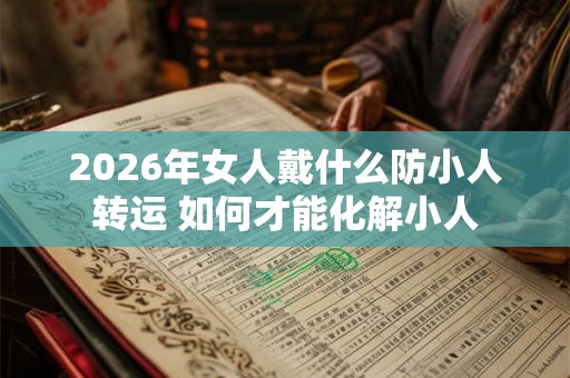 2026年女人戴什么防小人转运 如何才能化解小人