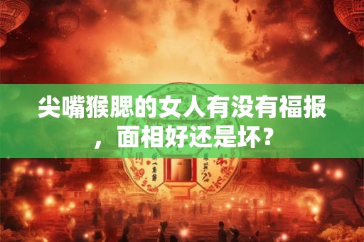 尖嘴猴腮的女人有没有福报，面相好还是坏？