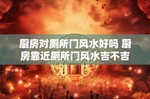 厨房对厕所门风水好吗 厨房靠近厕所门风水吉不吉